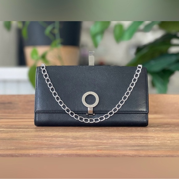 BVLGARI Handbags - Authentic BVLGARI Leather Bifold WOC, COA